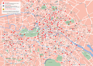 Cartina di Stazione Call a Bike di Berlino