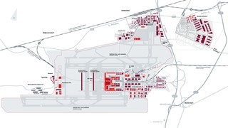 Cartina del terminale e aeroporto Berlino Brandenburg (BER)