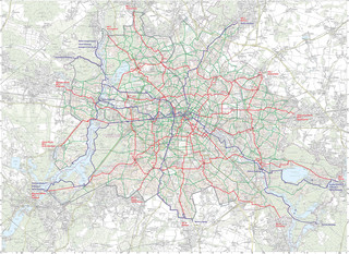 Cartina di Pista Ciclabile di Berlino